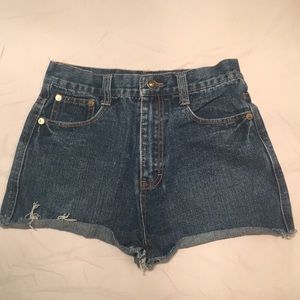 Vintage High Waisted Makaveli Branded Cutoffs